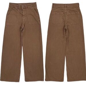 American Eagle Dreamy Drape Stretch Super High-Rise Baggy Wide Leg Pants Size 2